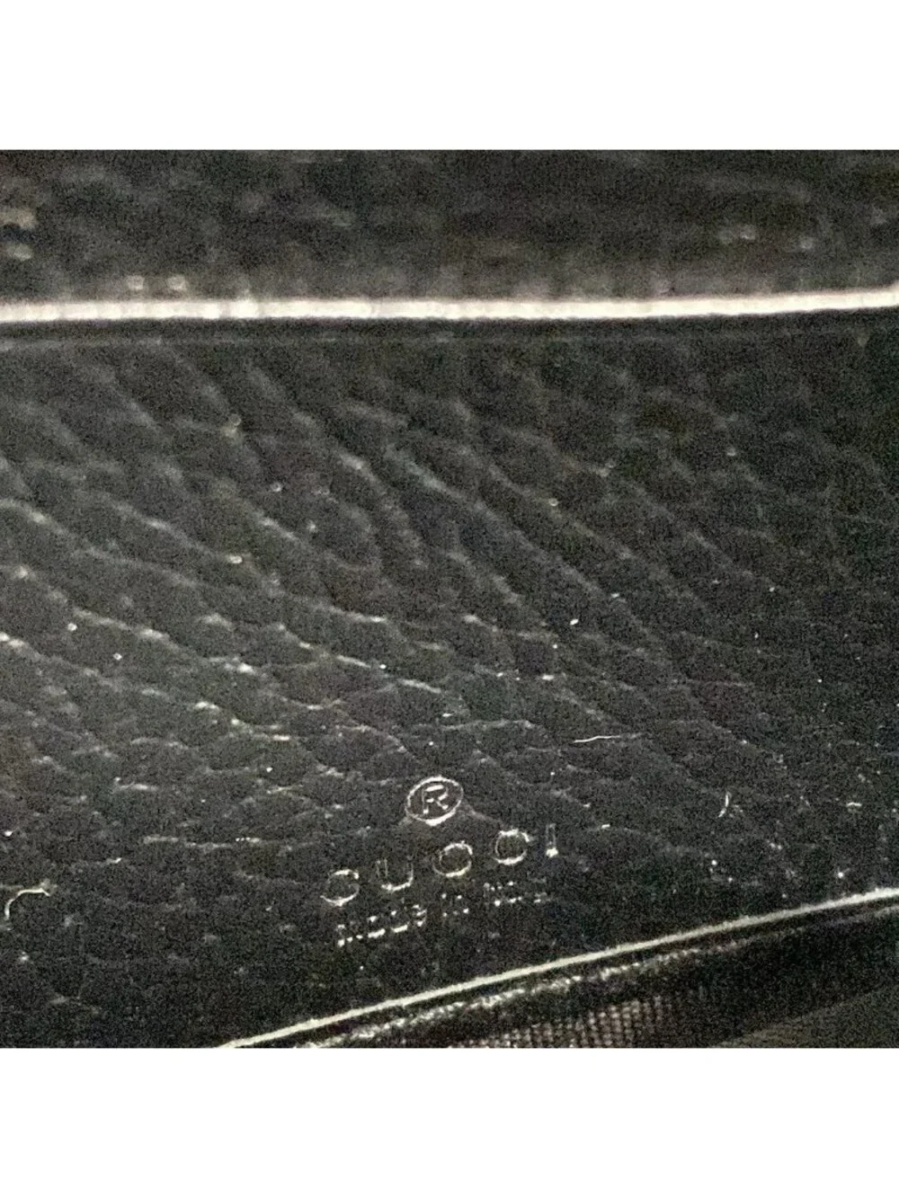 ★SOLD★ Gucci Wallet GG Marmont Continental Black Beige Ebony Leather - Picture 6 of 12